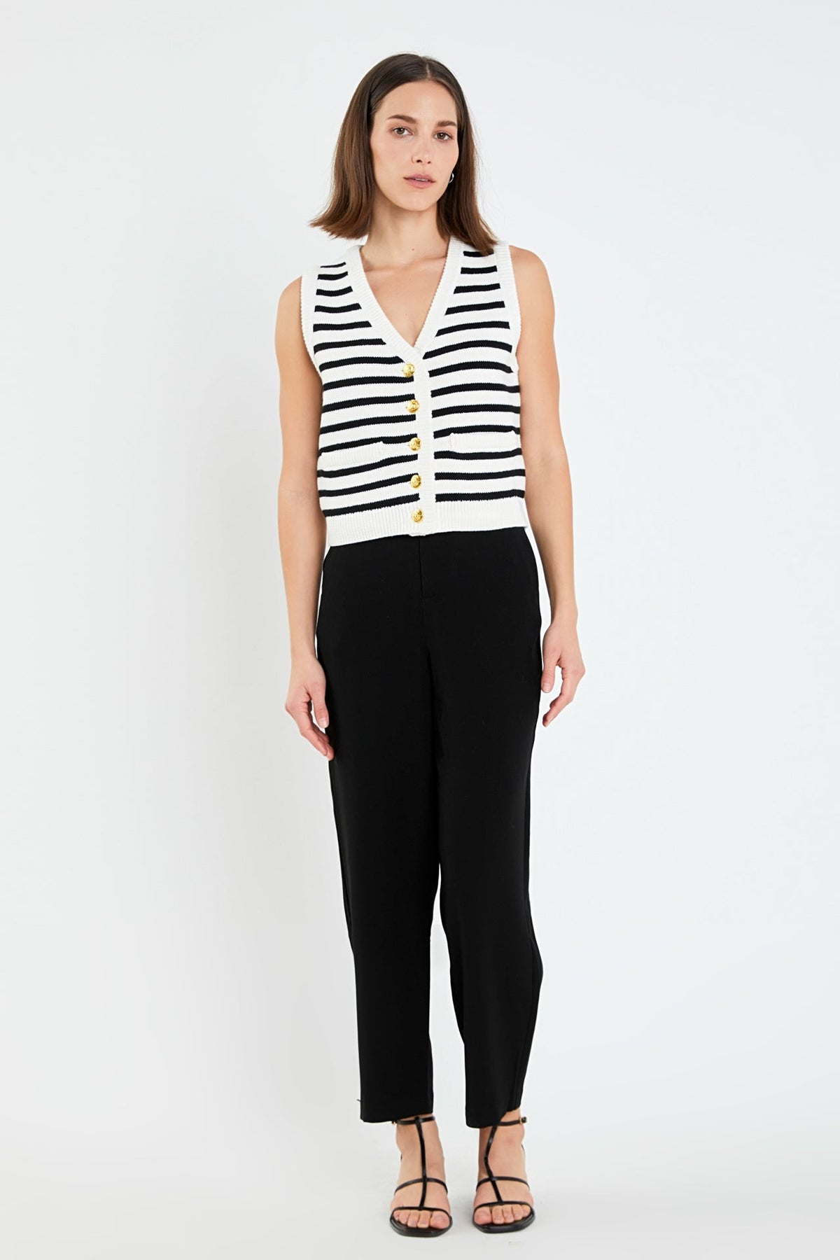 ENGLISH FACTORY - Stretched Ankle Pants - PANTS available at Objectrare