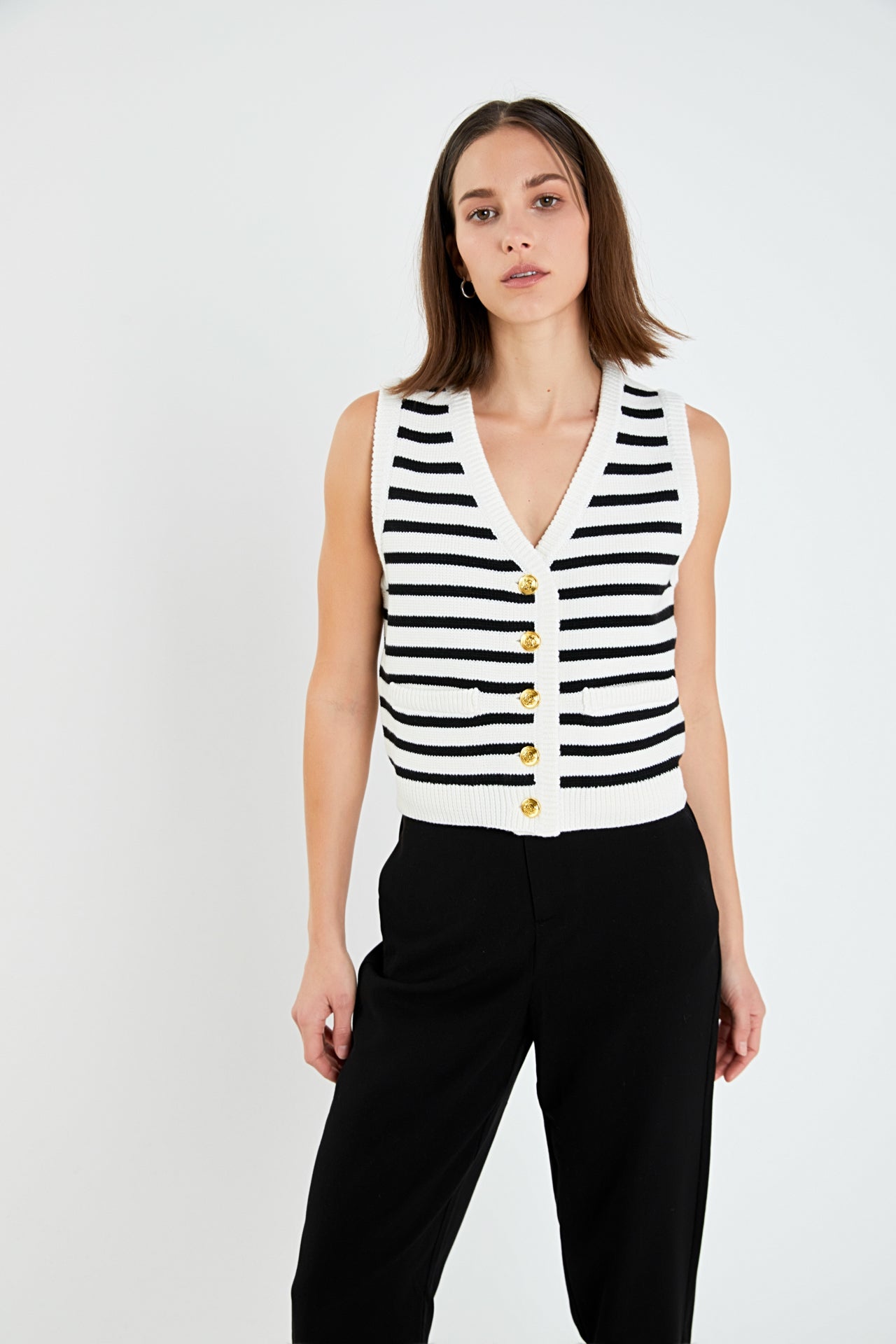 ENGLISH FACTORY - Stretched Ankle Pants - PANTS available at Objectrare