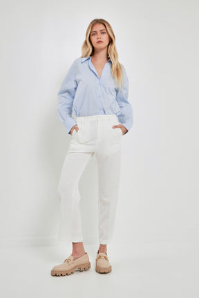 Stretched Ankle Pants