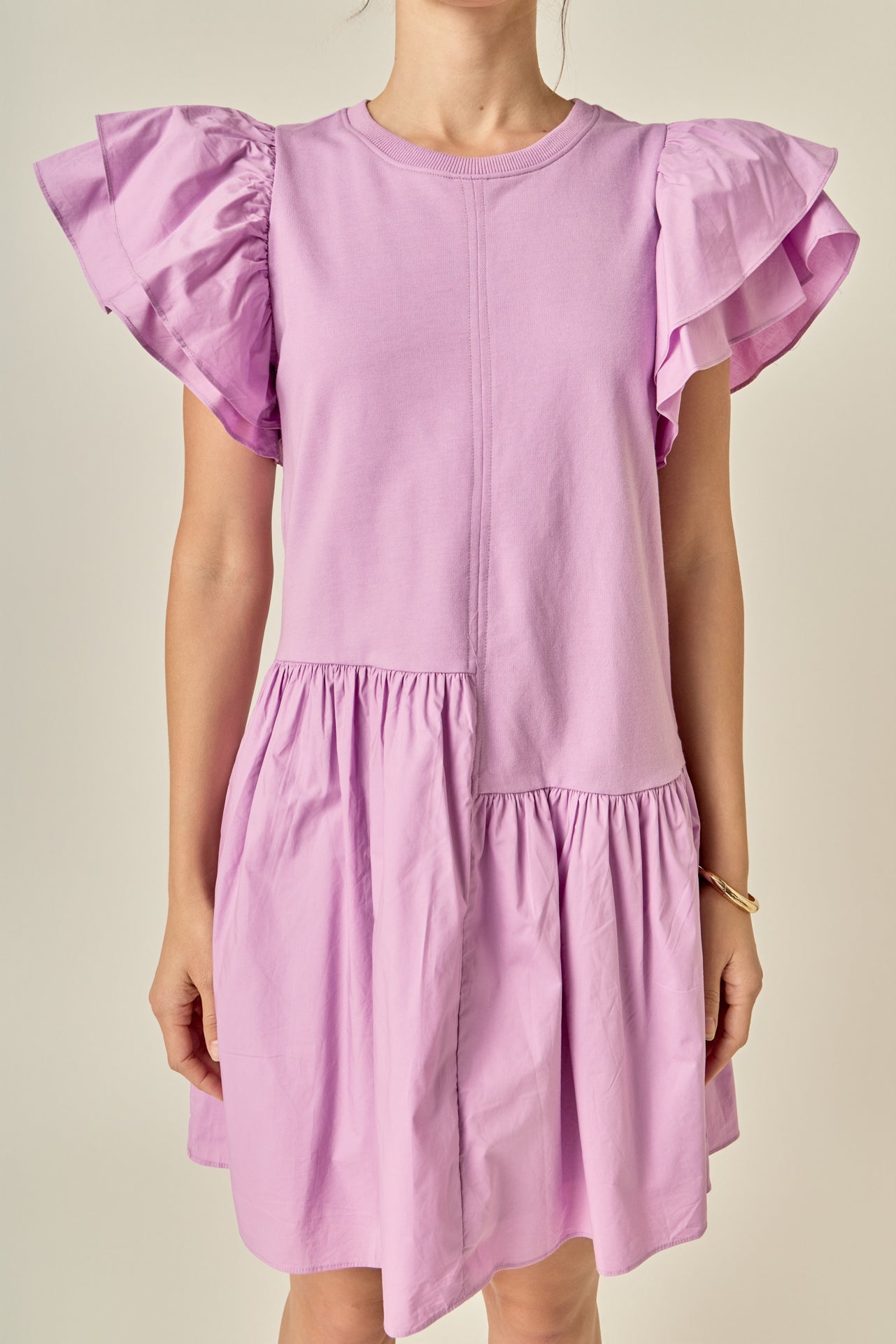 ENGLISH FACTORY - Layered Ruffles Mini Dress - DRESSES available at Objectrare