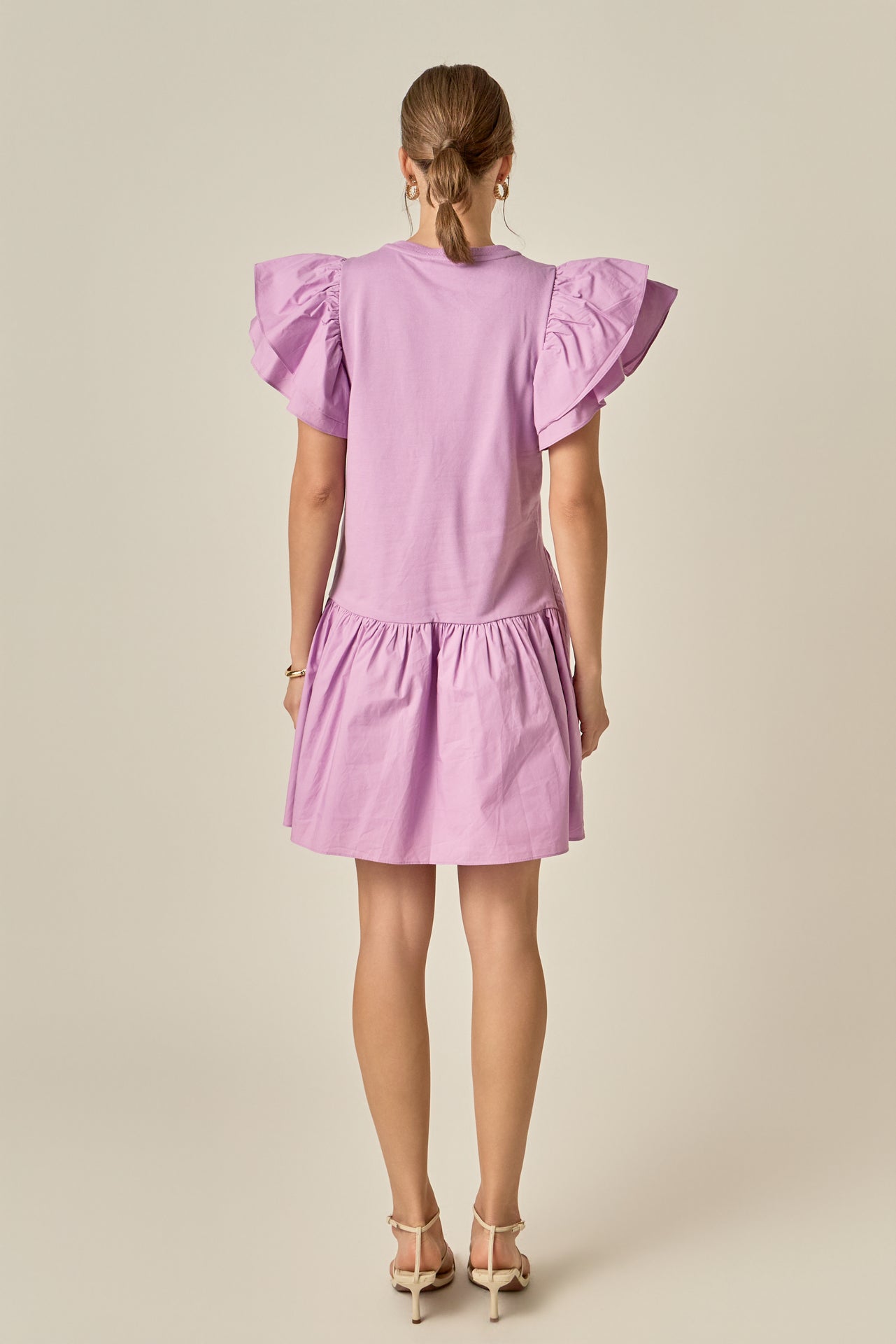 ENGLISH FACTORY - Layered Ruffles Mini Dress - DRESSES available at Objectrare