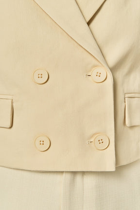 ENGLISH FACTORY - Short Sleeve Blazer - BLAZERS available at Objectrare