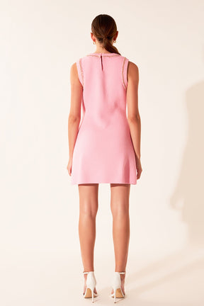 ENDLESS ROSE - Chain Detail Knit Mini Dress - DRESSES available at Objectrare