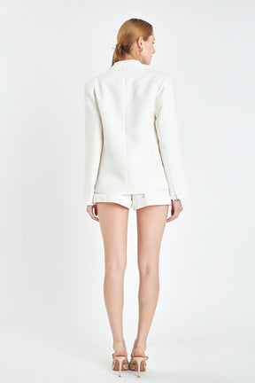 ENGLISH FACTORY - Rickrack Edge Blazer - BLAZERS available at Objectrare