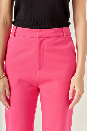 ENGLISH FACTORY - High-waist Knit Pants - PANTS available at Objectrare