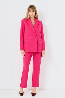 ENGLISH FACTORY - High-waist Knit Pants - PANTS available at Objectrare