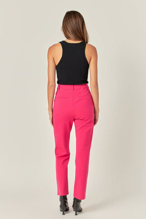 ENGLISH FACTORY - English Factory - High-waist Knit Pants - PANTS available at Objectrare