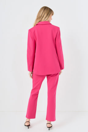 ENGLISH FACTORY - High-waist Knit Pants - PANTS available at Objectrare