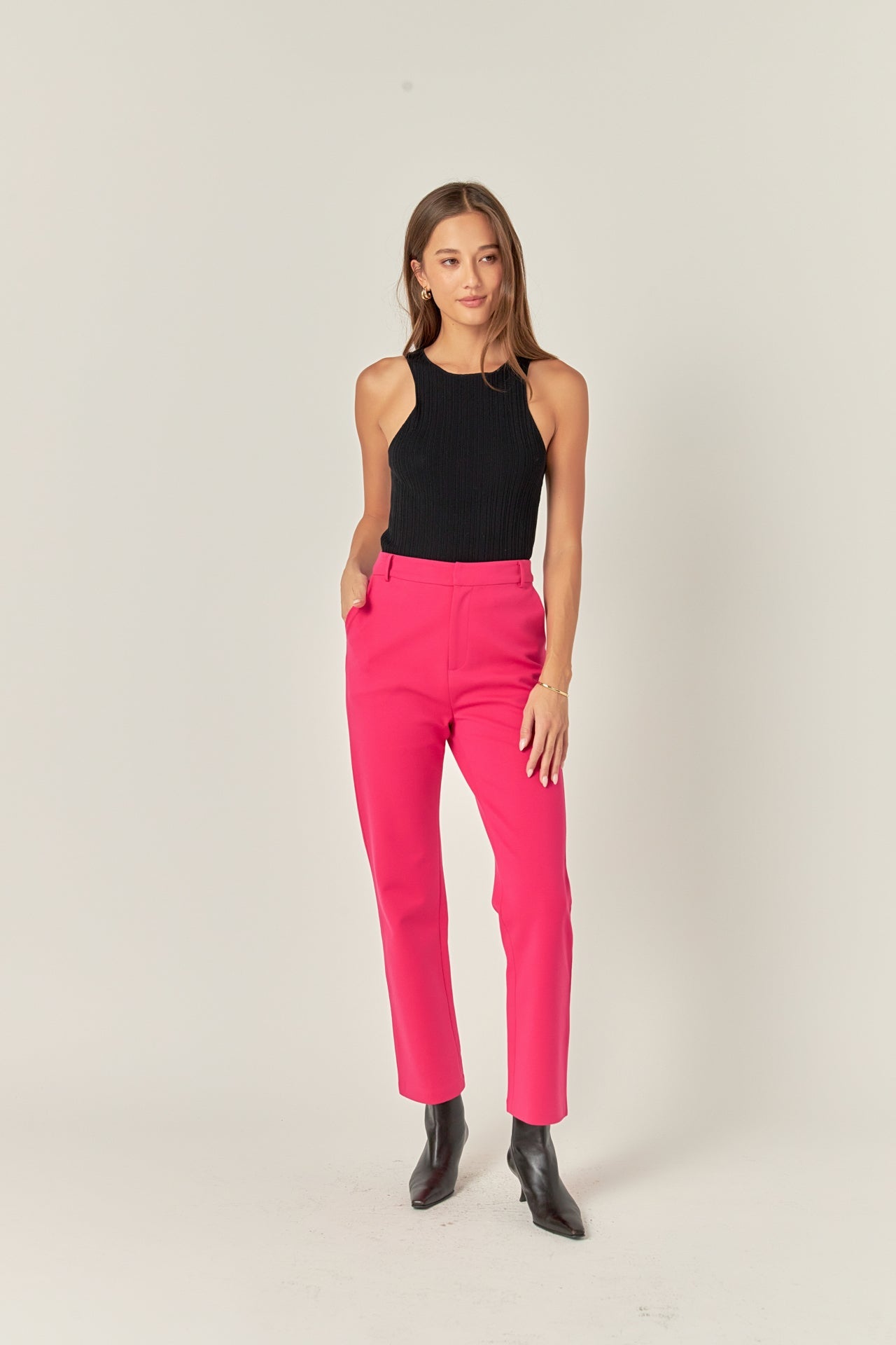 ENGLISH FACTORY - English Factory - High-waist Knit Pants - PANTS available at Objectrare