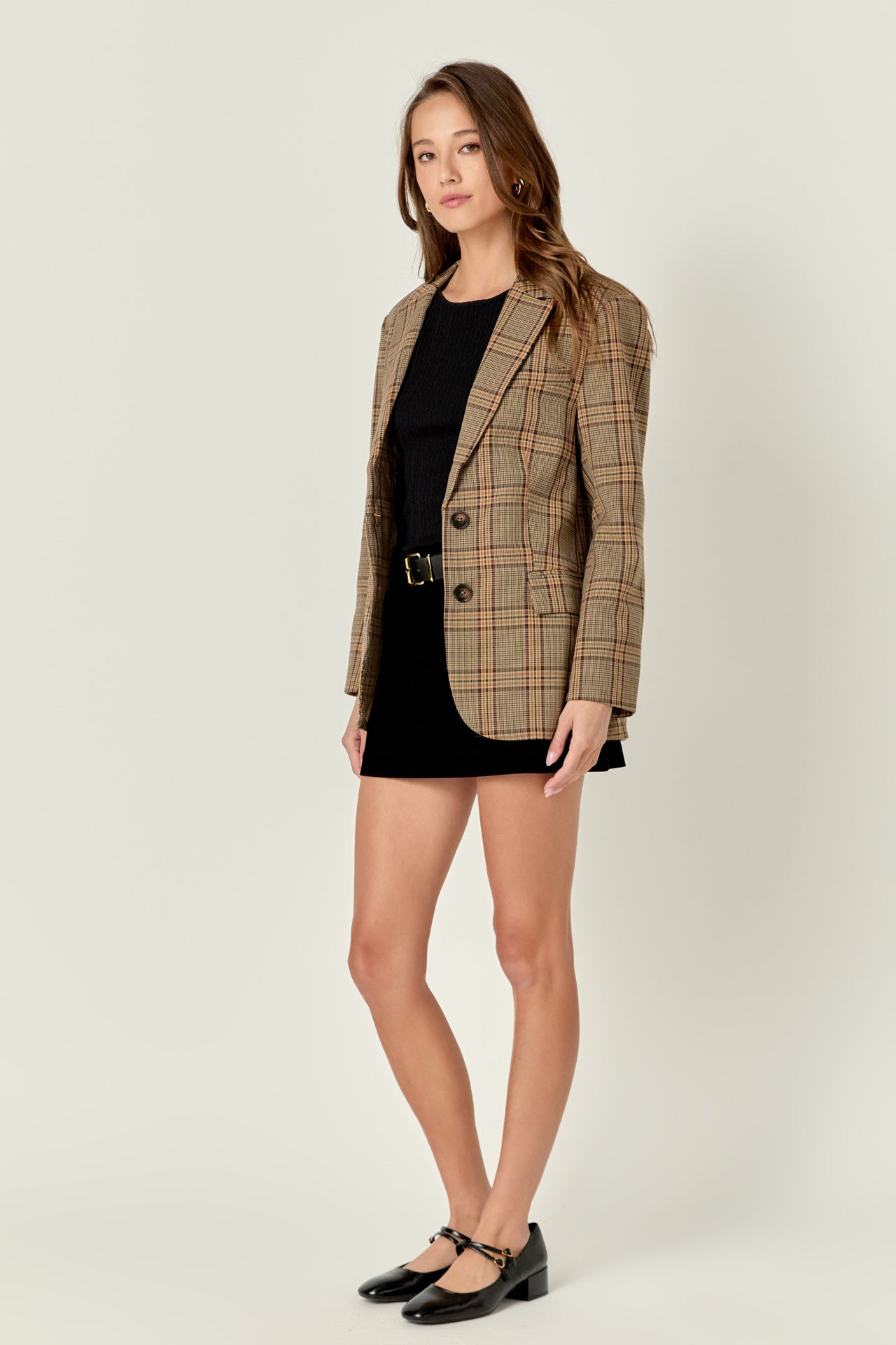 ENGLISH FACTORY - English Factory - Oversized Check Blazer - BLAZERS available at Objectrare