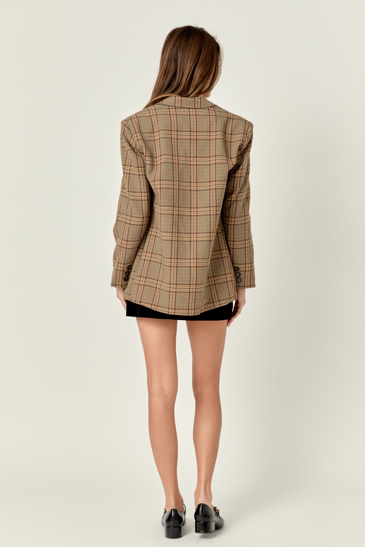 ENGLISH FACTORY - English Factory - Oversized Check Blazer - BLAZERS available at Objectrare