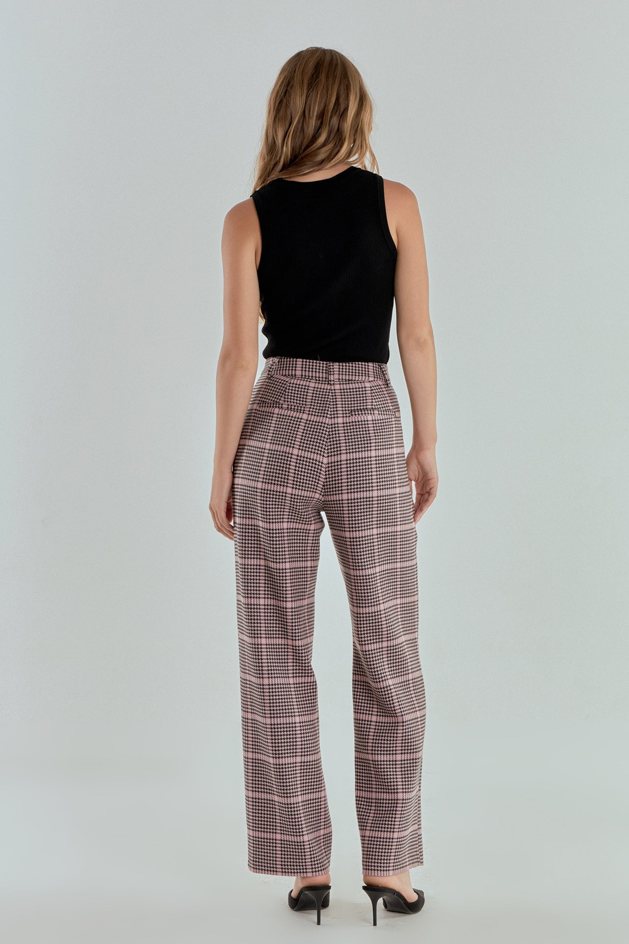 ENDLESS ROSE - Houndstooth Women Pants - PANTS available at Objectrare
