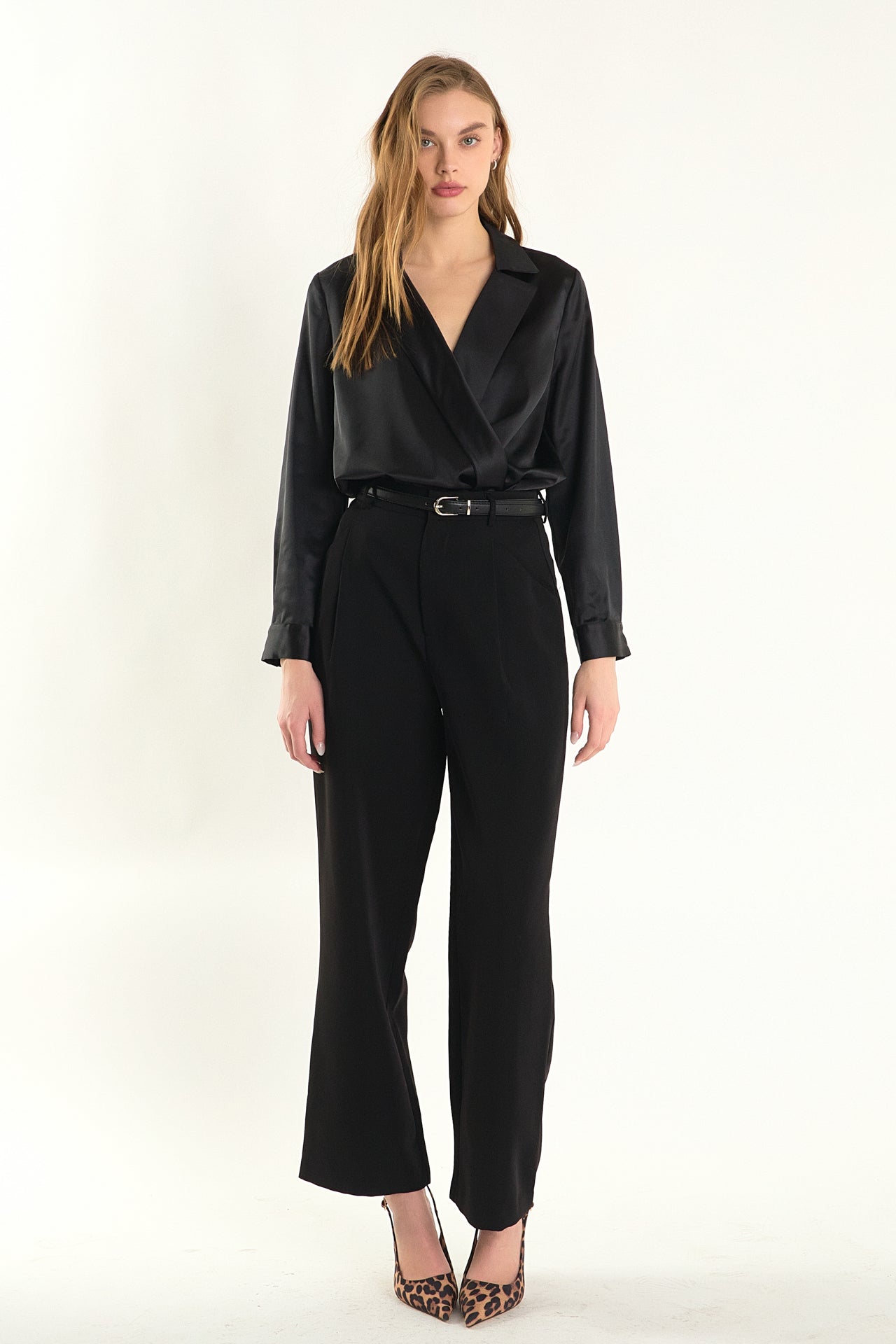 ENDLESS ROSE - Wrapped Satin Blouse - SHIRTS & BLOUSES available at Objectrare