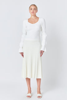 ENDLESS ROSE - Balloon Sleeve Sweater - SWEATERS & KNITS available at Objectrare