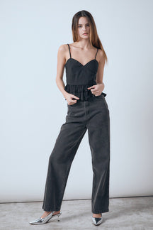 ENDLESS ROSE - Mixed Media Layered Top - TOPS available at Objectrare