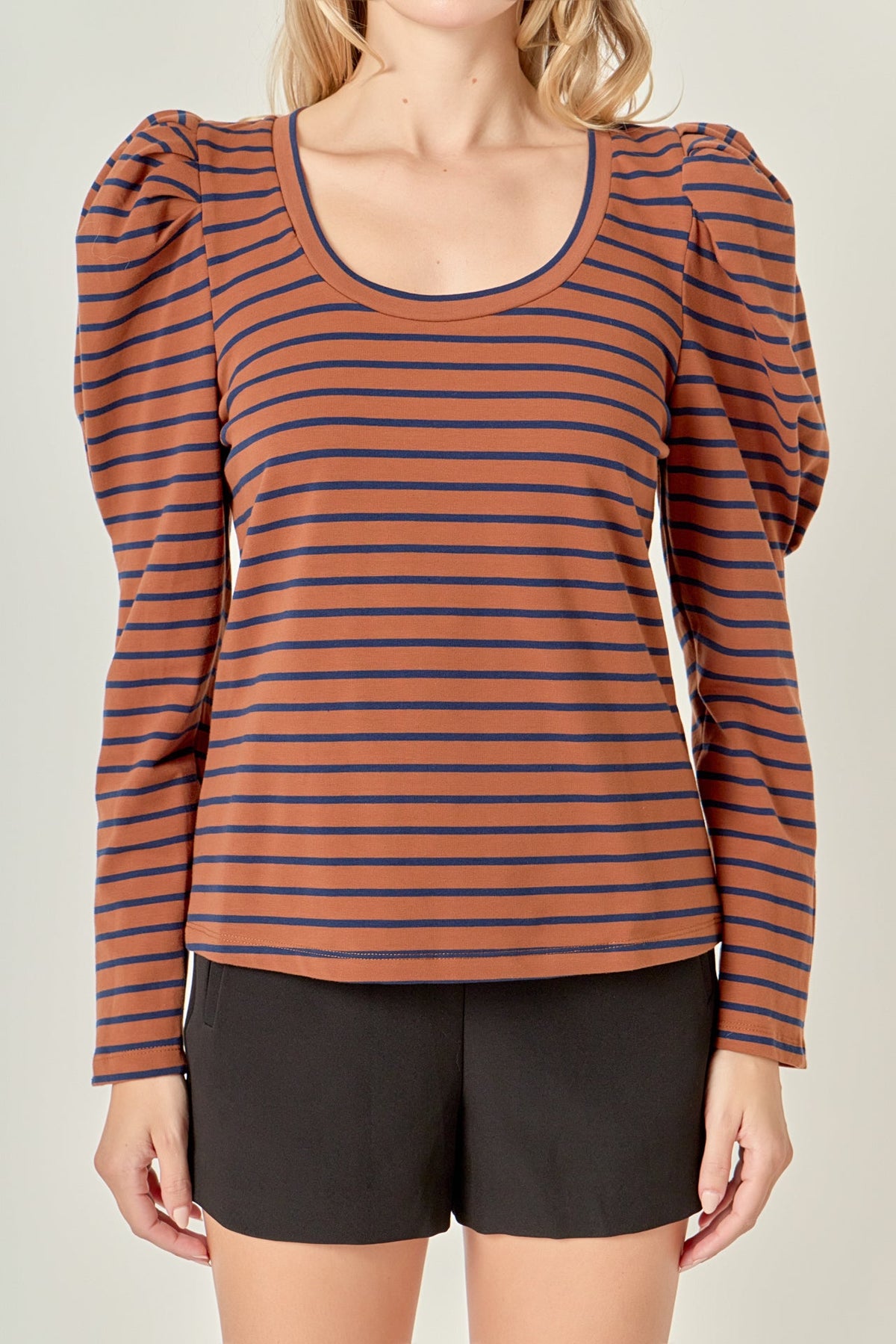 ENGLISH FACTORY - Puff Sleeve Knit Top - TOPS available at Objectrare