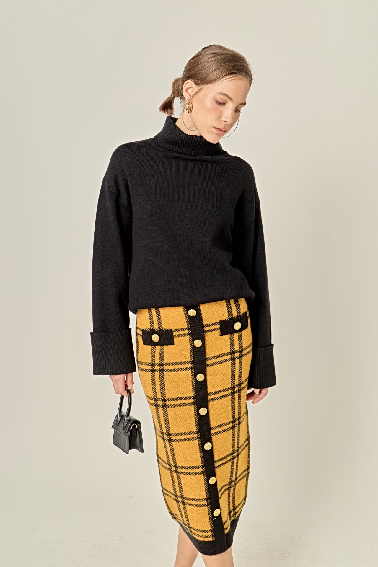 ENGLISH FACTORY - Turtle Neck Sweater - SWEATERS & KNITS available at Objectrare