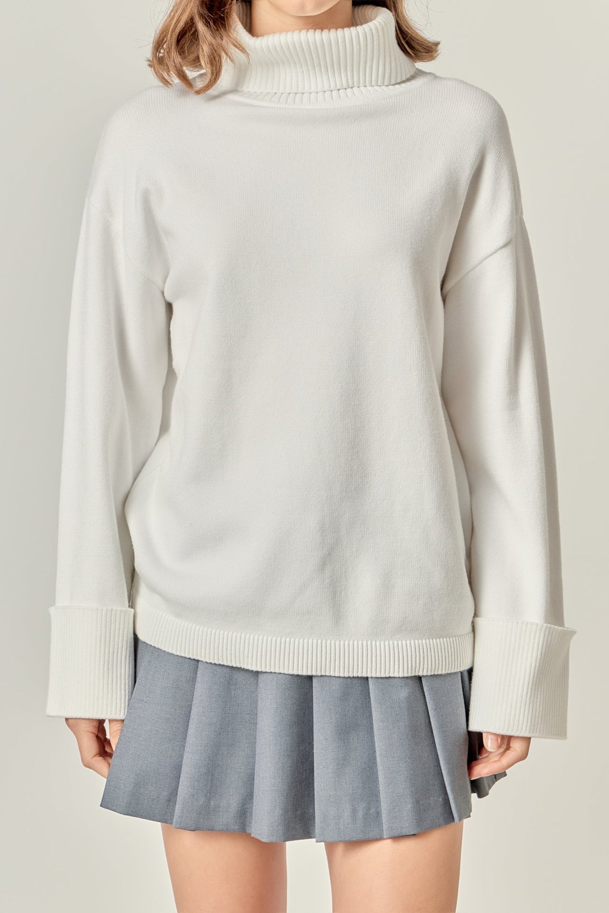 ENGLISH FACTORY - Turtle Neck Sweater - SWEATERS & KNITS available at Objectrare