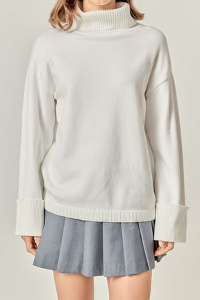 ENGLISH FACTORY - Turtle Neck Sweater - SWEATERS & KNITS available at Objectrare