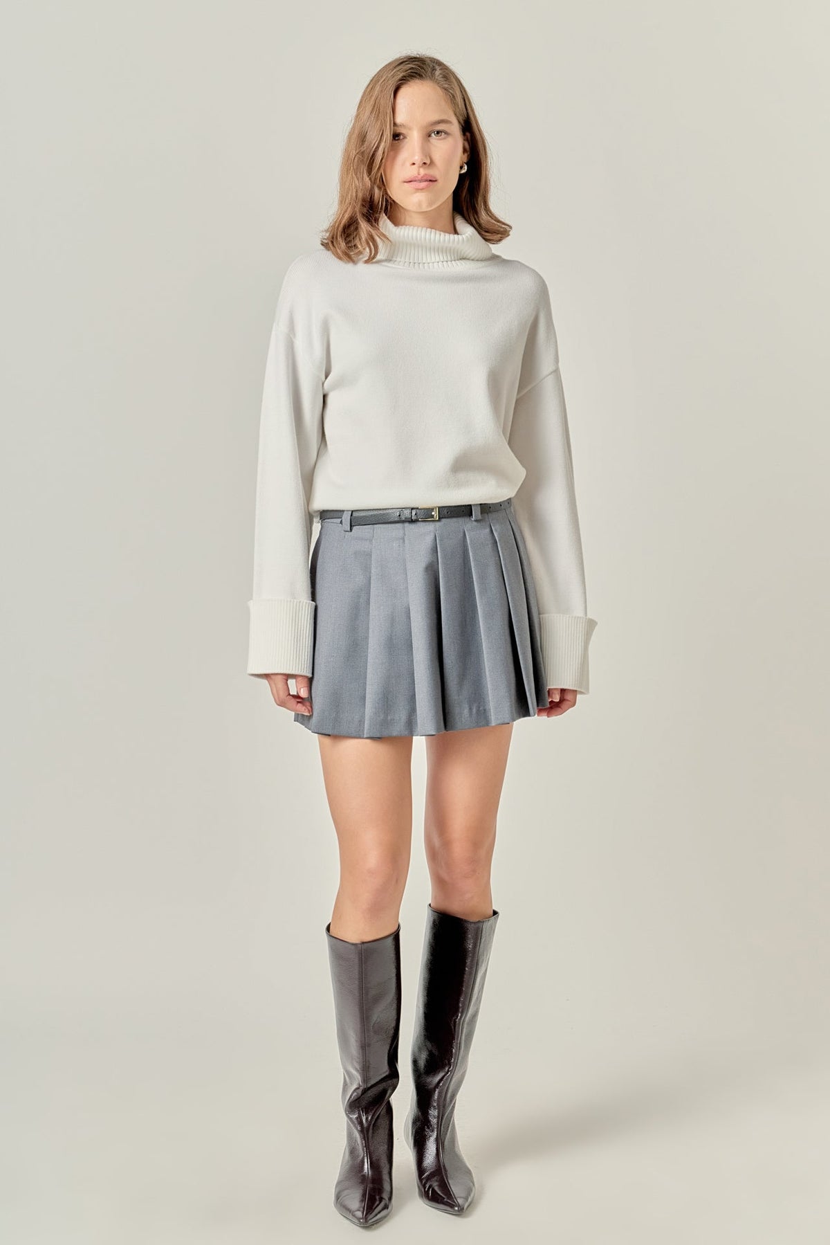 ENGLISH FACTORY - Turtle Neck Sweater - SWEATERS & KNITS available at Objectrare