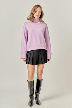 ENGLISH FACTORY - Turtle Neck Sweater - SWEATERS & KNITS available at Objectrare
