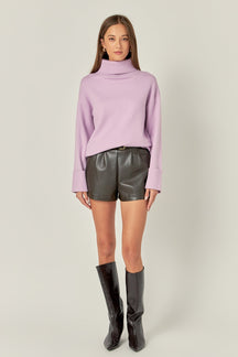 ENGLISH FACTORY - English Factory - Turtle Neck Sweater - SWEATERS & KNITS available at Objectrare