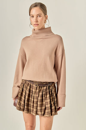 ENGLISH FACTORY - Turtle Neck Sweater - SWEATERS & KNITS available at Objectrare