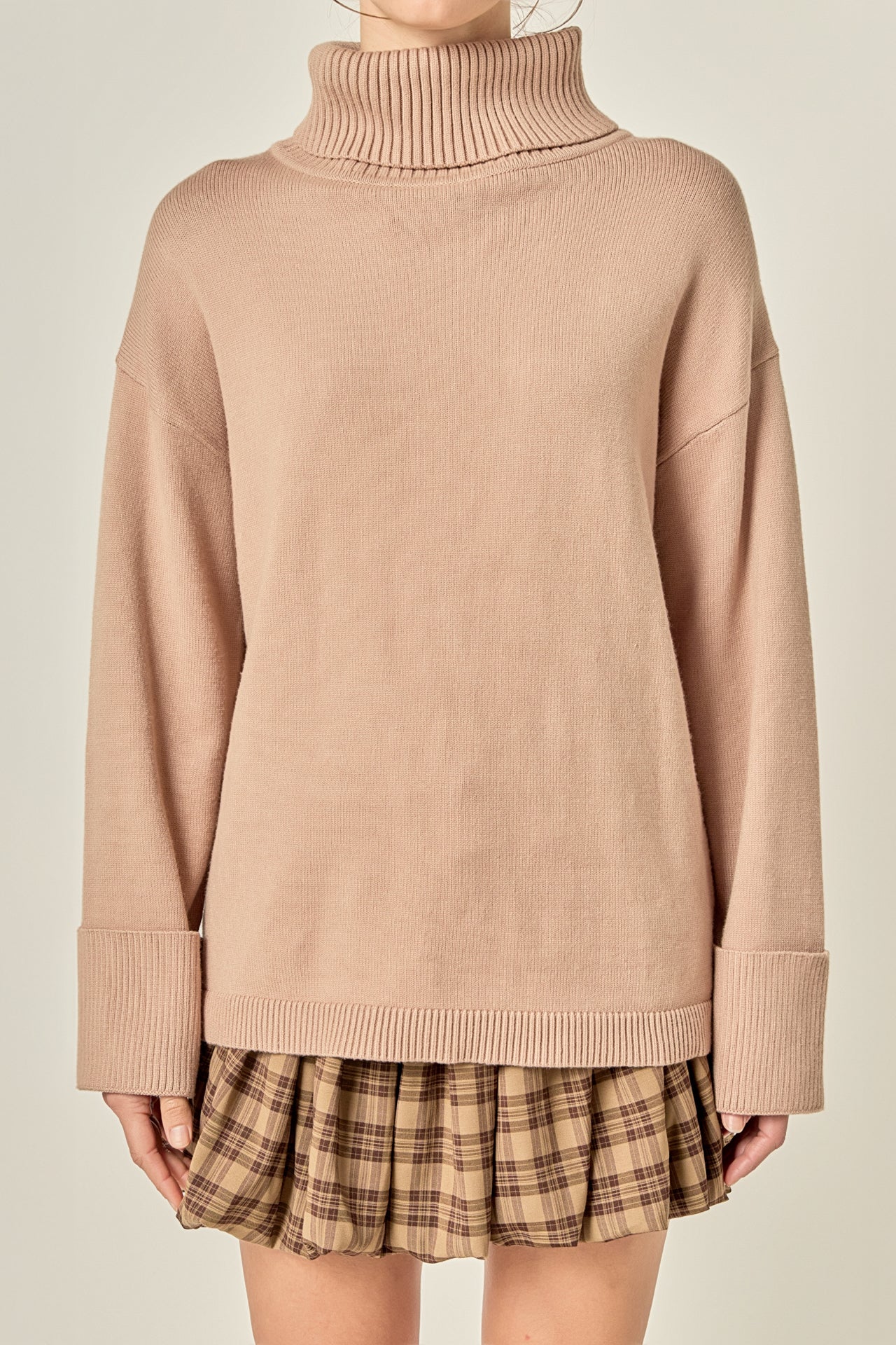 ENGLISH FACTORY - Turtle Neck Sweater - SWEATERS & KNITS available at Objectrare