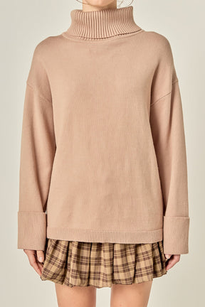ENGLISH FACTORY - Turtle Neck Sweater - SWEATERS & KNITS available at Objectrare