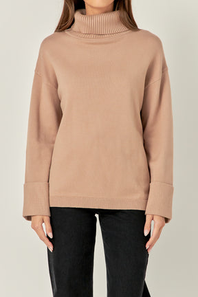 ENGLISH FACTORY - Turtle Neck Sweater - SWEATERS & KNITS available at Objectrare