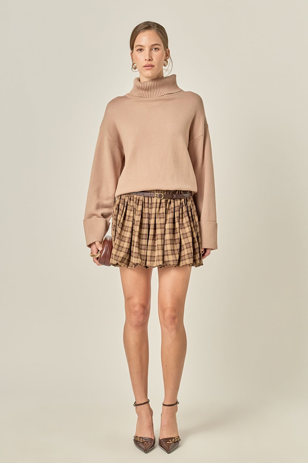 ENGLISH FACTORY - Turtle Neck Sweater - SWEATERS & KNITS available at Objectrare