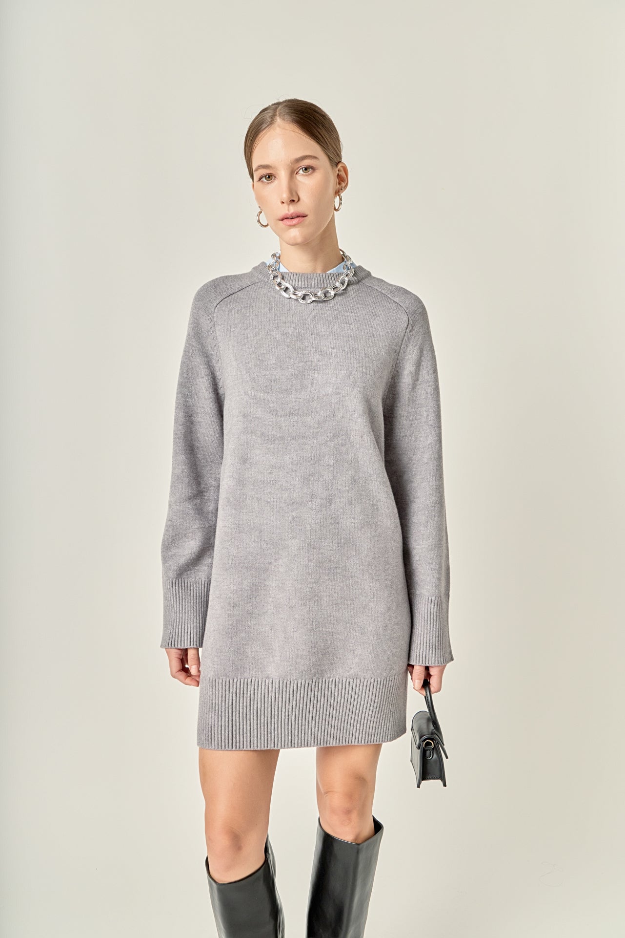 ENGLISH FACTORY - Knit Mini Dress - DRESSES available at Objectrare