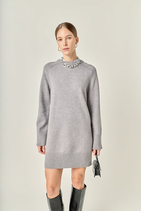 ENGLISH FACTORY - Knit Mini Dress - DRESSES available at Objectrare