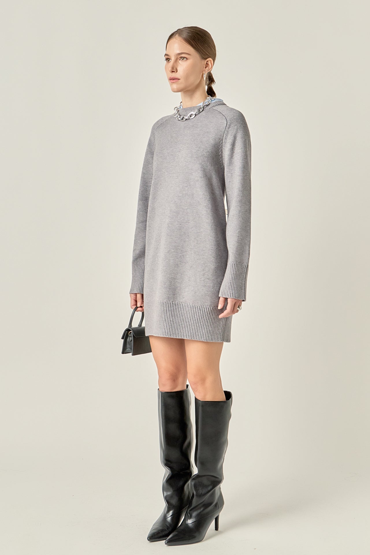 ENGLISH FACTORY - Knit Mini Dress - DRESSES available at Objectrare