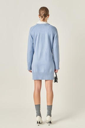 ENGLISH FACTORY - Knit Mini Dress - DRESSES available at Objectrare