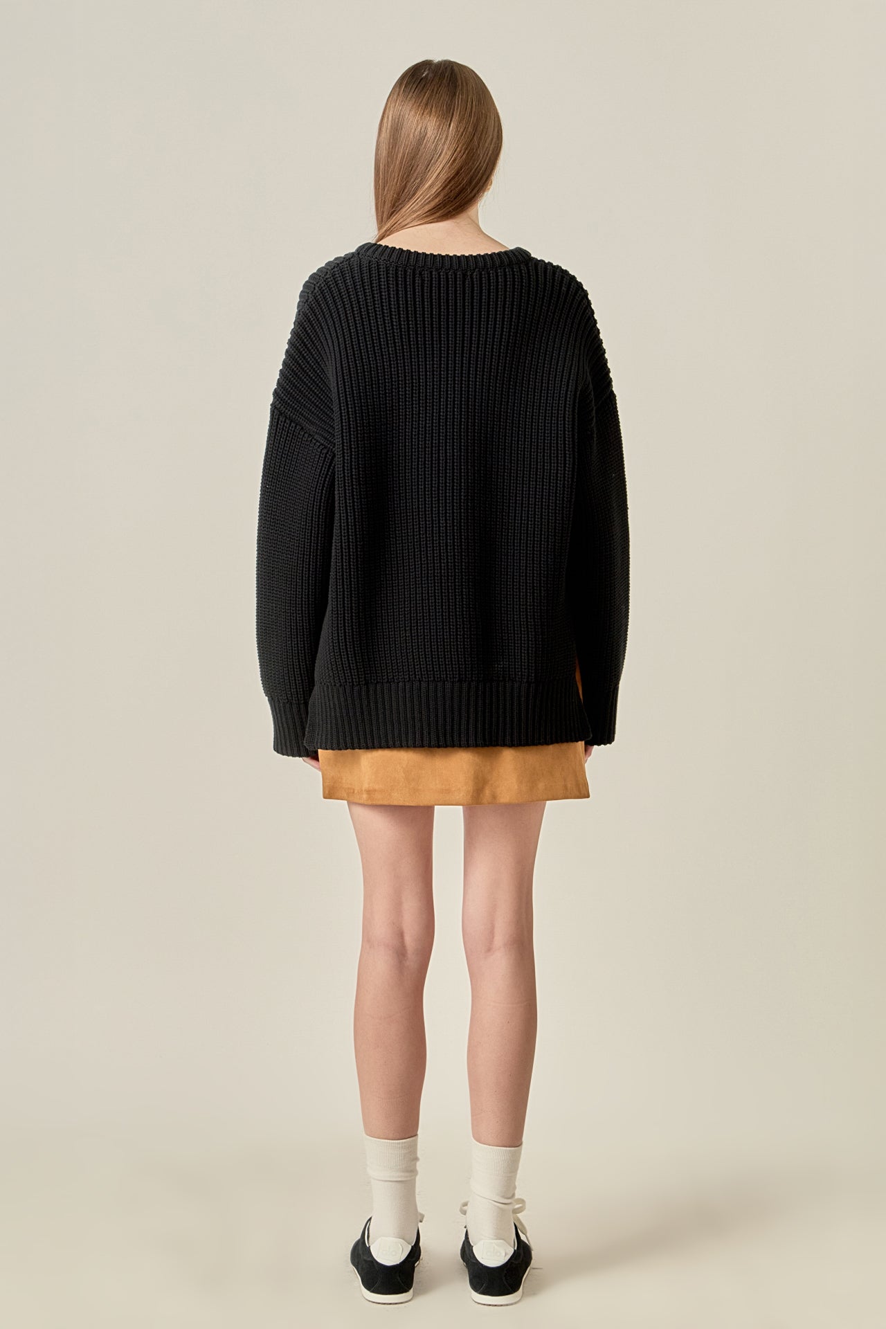 ENGLISH FACTORY - Oversize Ribbed Sweater - SWEATERS & KNITS available at Objectrare