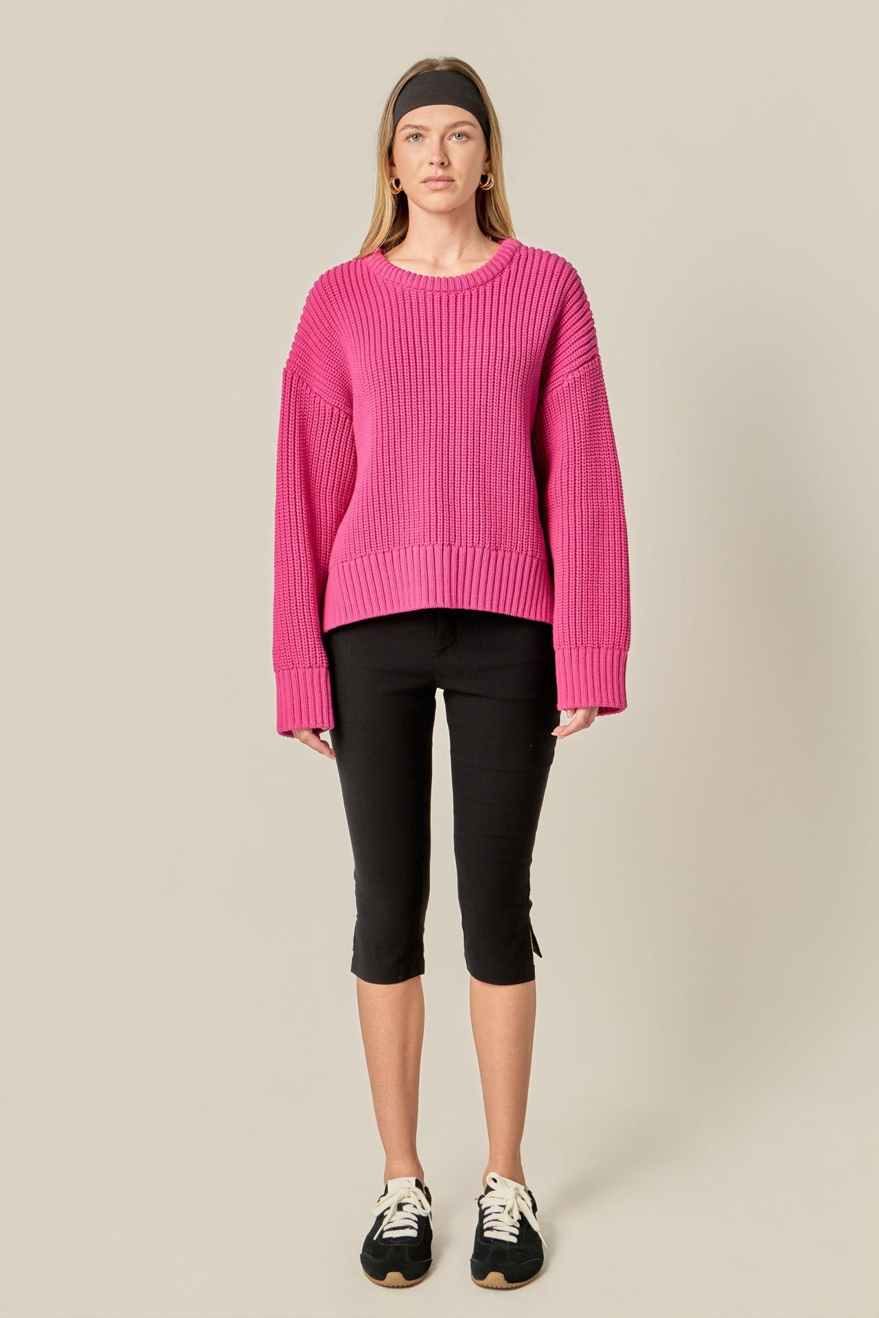 ENGLISH FACTORY - Oversize Ribbed Sweater - SWEATERS & KNITS available at Objectrare