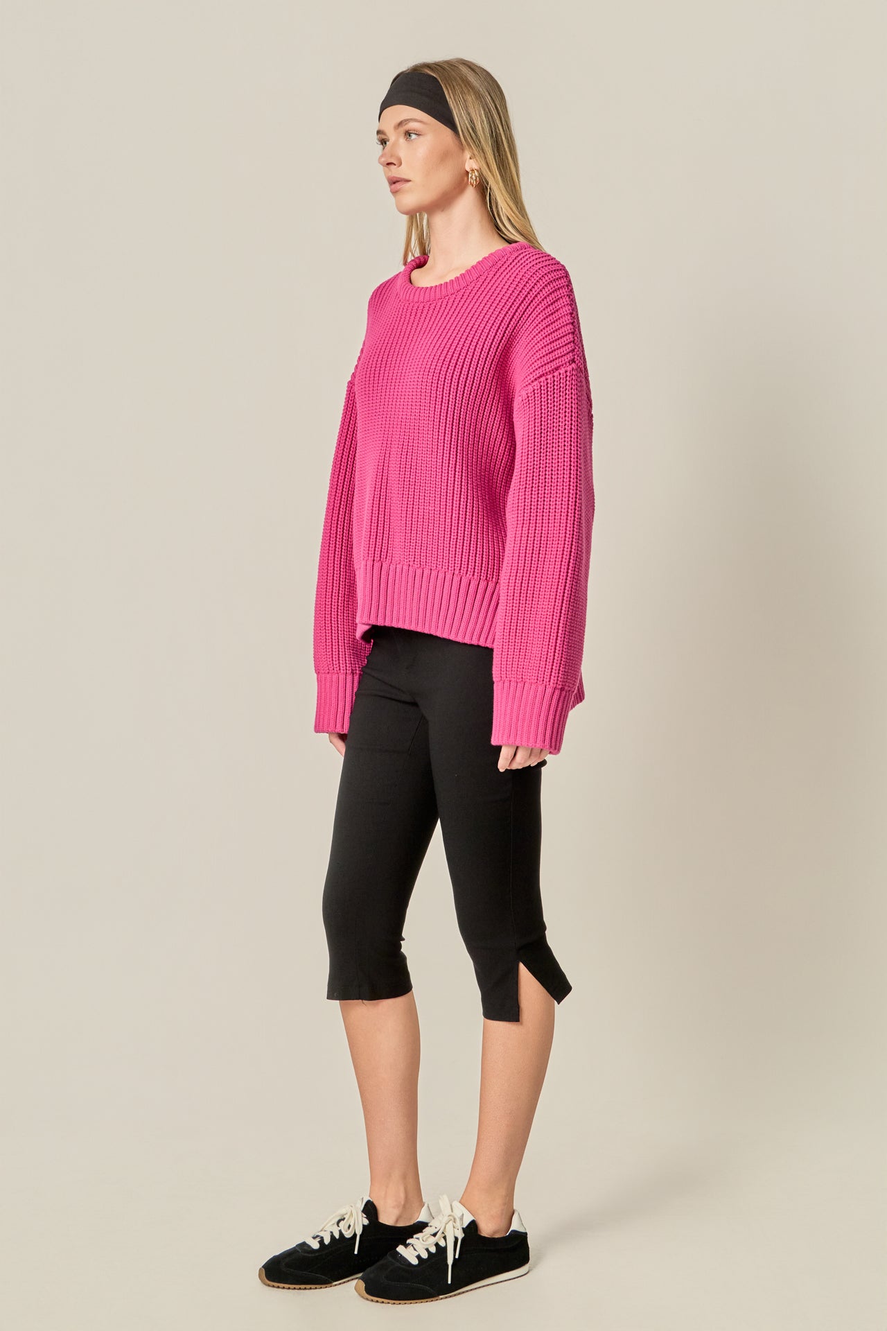 ENGLISH FACTORY - Oversize Ribbed Sweater - SWEATERS & KNITS available at Objectrare