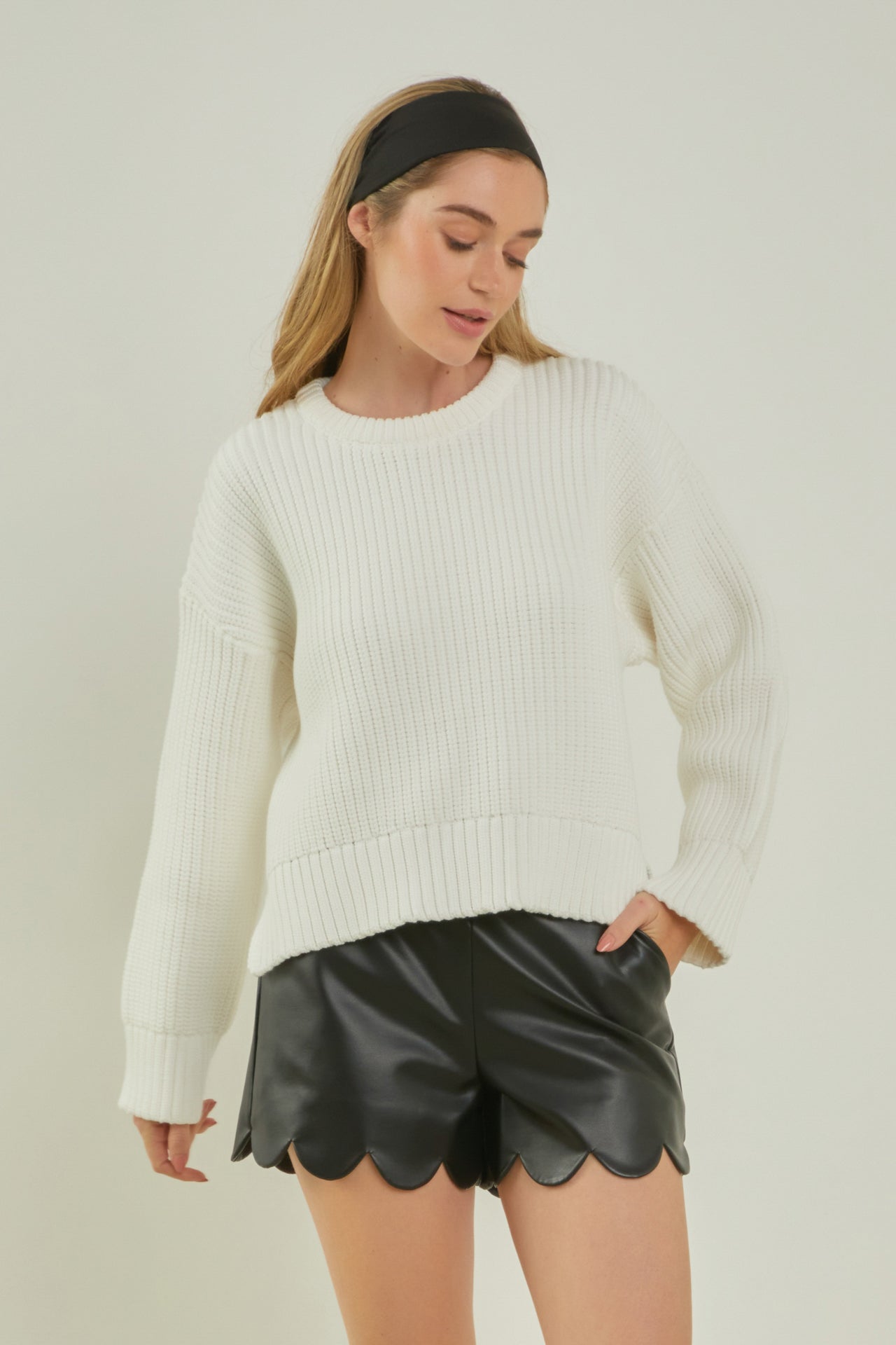 ENGLISH FACTORY - English Factory - Oversize Ribbed Sweater - SWEATERS & KNITS available at Objectrare