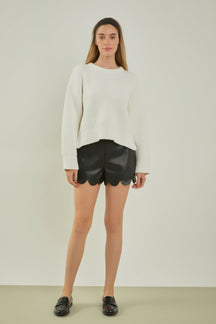 ENGLISH FACTORY - Oversize Ribbed Sweater - SWEATERS & KNITS available at Objectrare