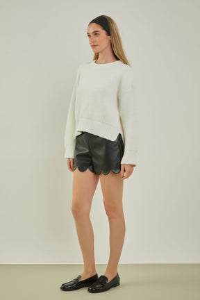 ENGLISH FACTORY - Oversize Ribbed Sweater - SWEATERS & KNITS available at Objectrare