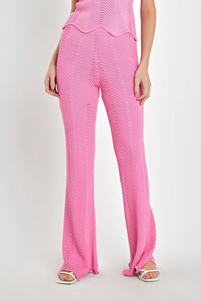 ENGLISH FACTORY - English Factory - Crochet Knit Pants - PANTS available at Objectrare