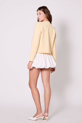 ENDLESS ROSE - Pearl Trim Knit Cardigan - JACKETS available at Objectrare