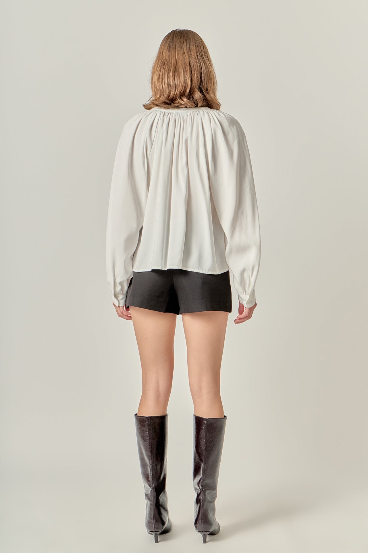 ENGLISH FACTORY - Shirring Detail Top - TOPS available at Objectrare