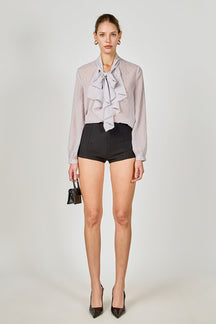 ENDLESS ROSE - Tied Ruffle Blouse - SHIRTS & BLOUSES available at Objectrare