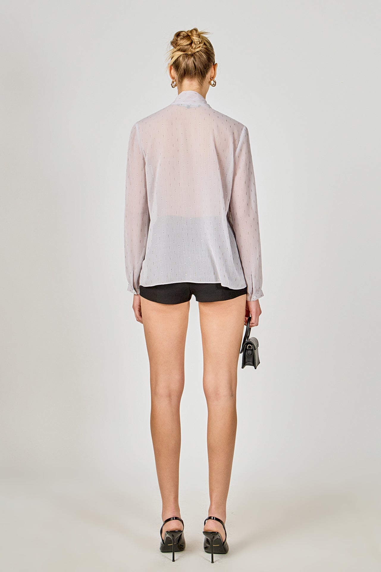 ENDLESS ROSE - Tied Ruffle Blouse - SHIRTS & BLOUSES available at Objectrare