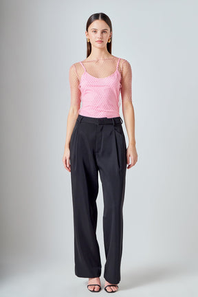 ENDLESS ROSE - Embellishment Short Sleeve Top - TOPS available at Objectrare