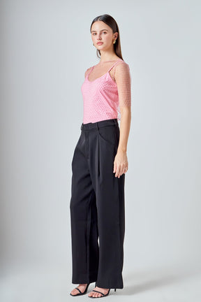 ENDLESS ROSE - Embellishment Short Sleeve Top - TOPS available at Objectrare