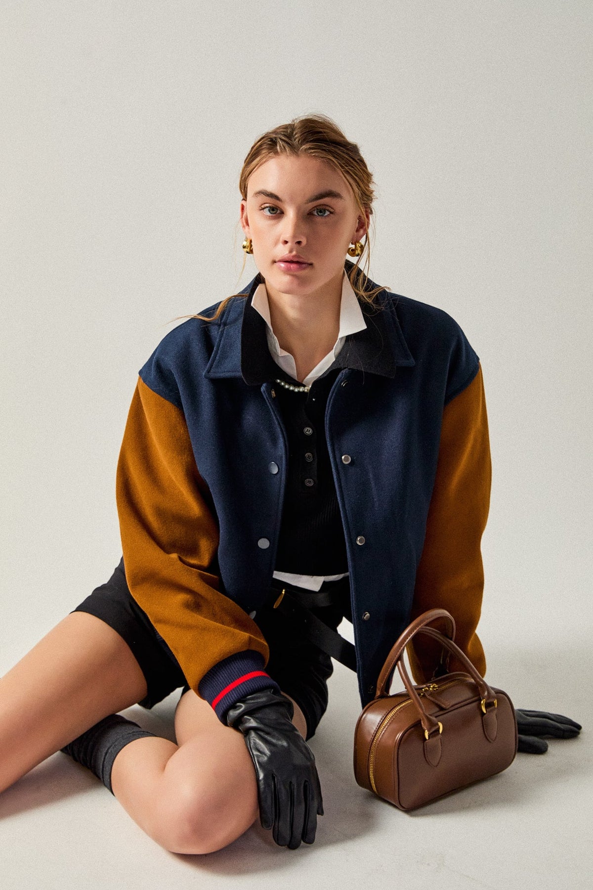 ENGLISH FACTORY - Colorblock Bomber Jacket - JACKETS available at Objectrare