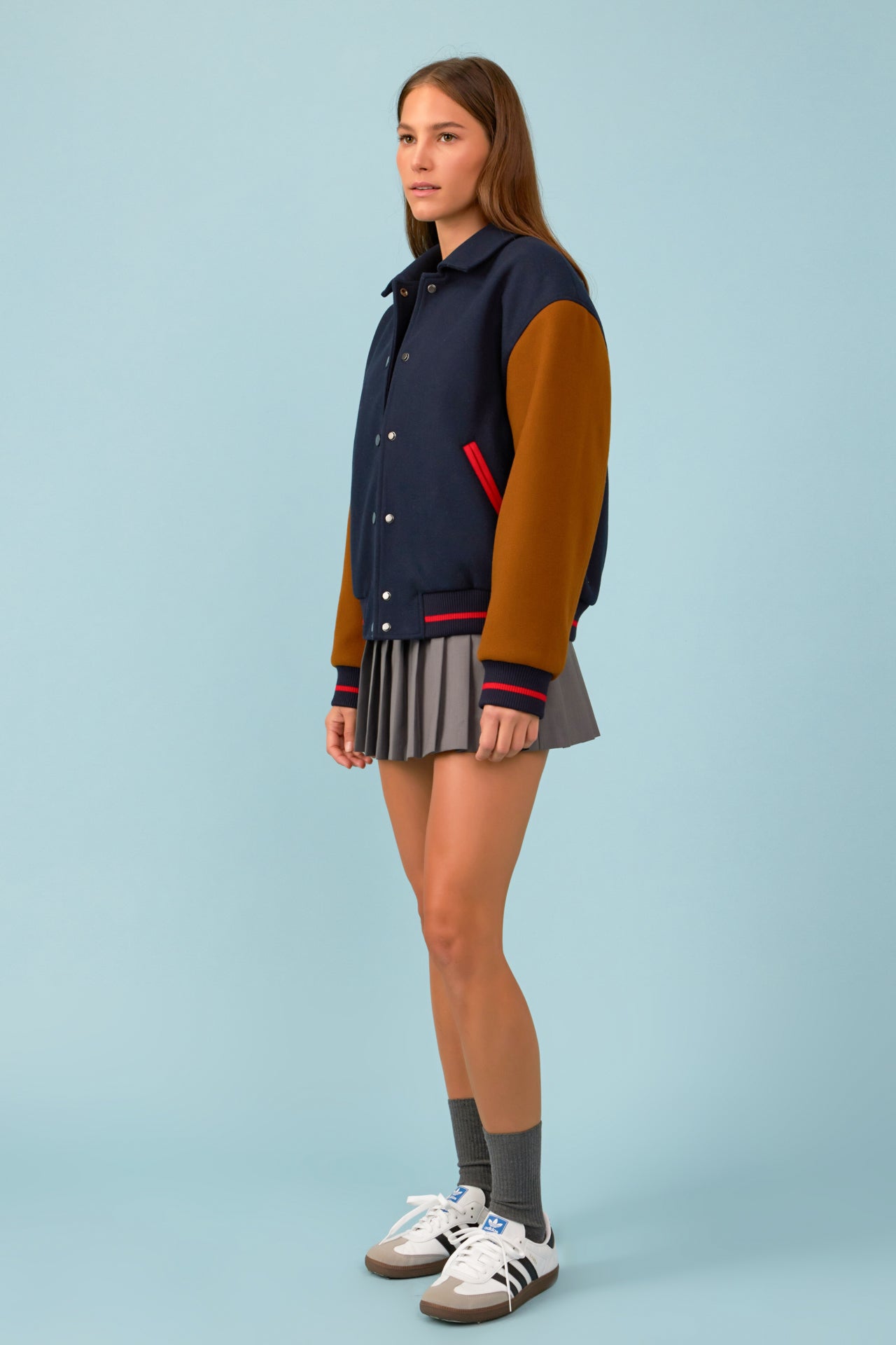ENGLISH FACTORY - Colorblock Bomber Jacket - JACKETS available at Objectrare